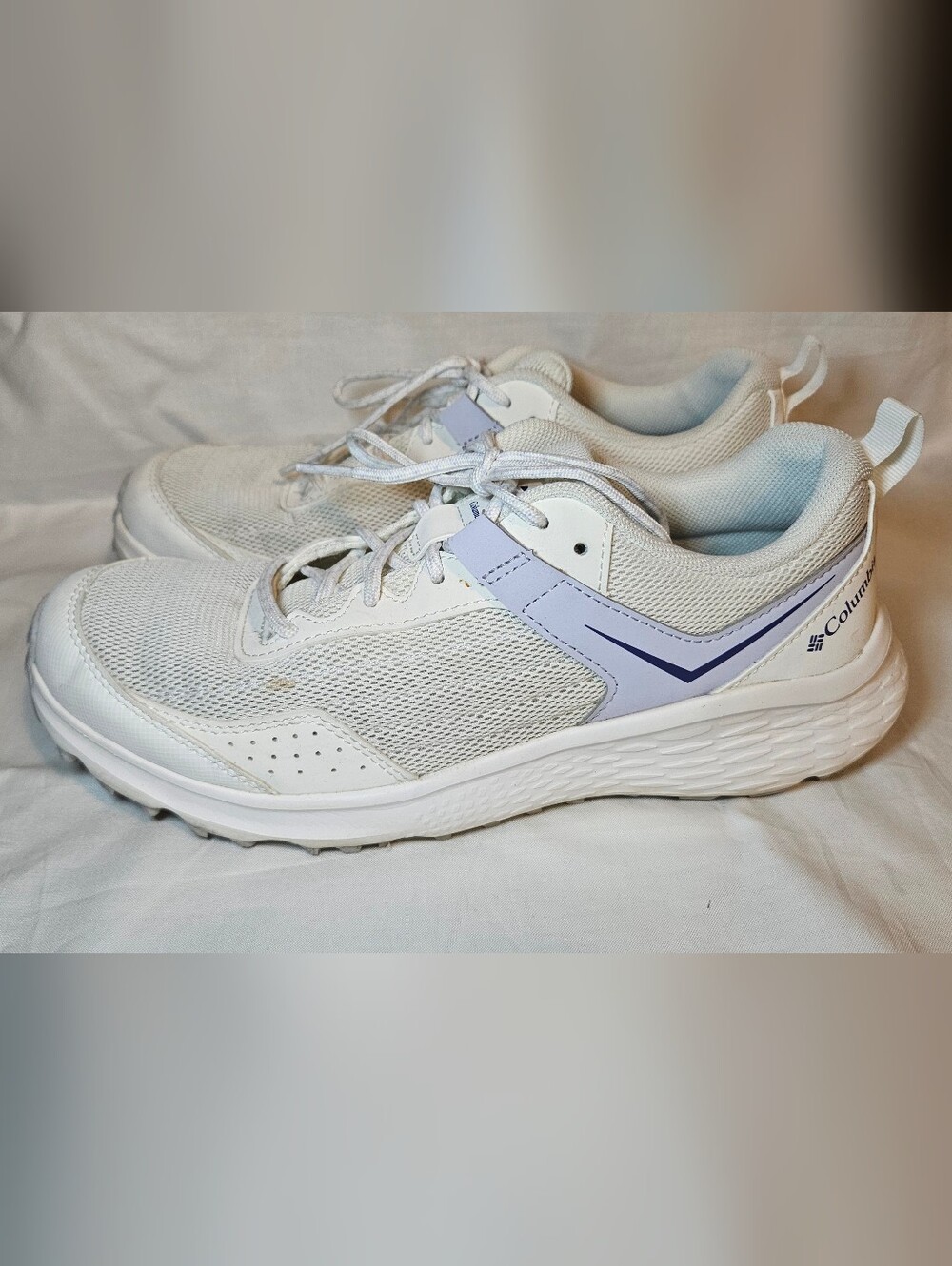 Columbia Womens Vertisol Trail BL8652-125 White Running Shoes Sneakers Size 8